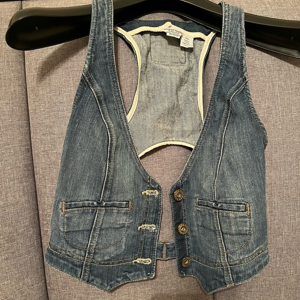Guess Jeans Vintage Cropped Vest